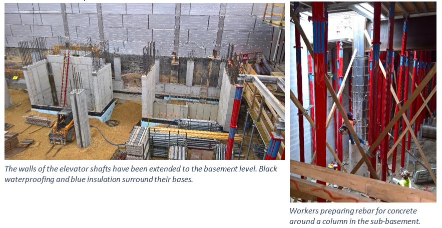 construction photos with metal and concrete