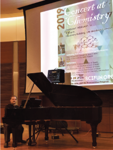 Man playing piano